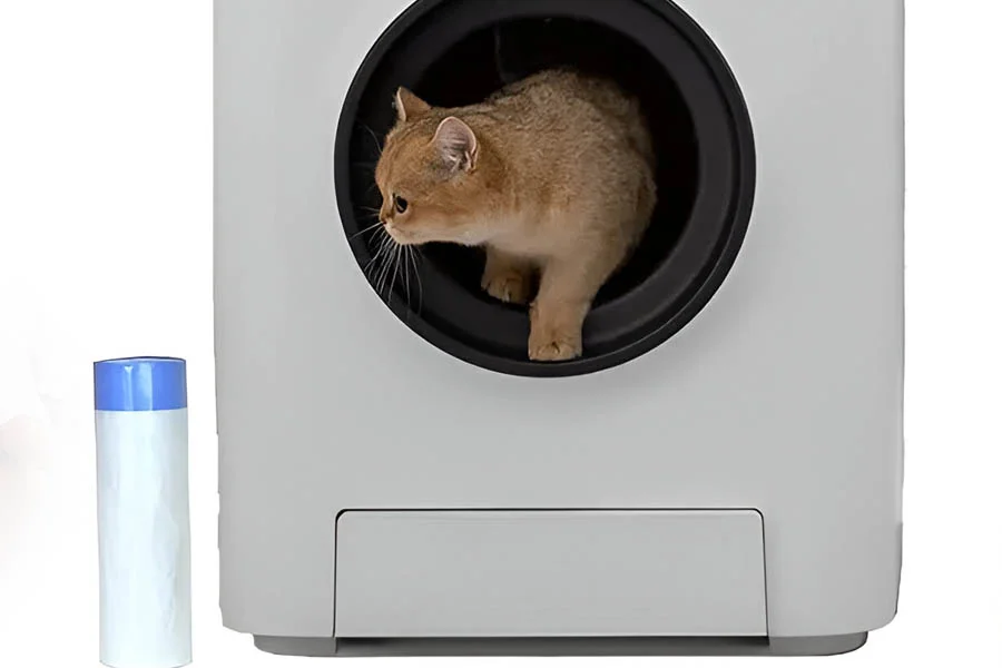 cat robot litter